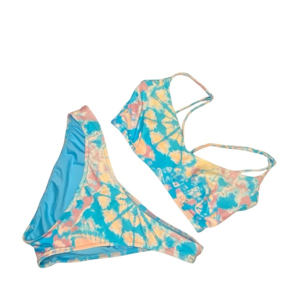 Victoria's Secret Colorful Tie-Dye Bikini Set - Picture 4 of 7